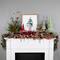 72" Pre-Lit Country Mixed Pine Artificial Christmas Swag, Clear Lights